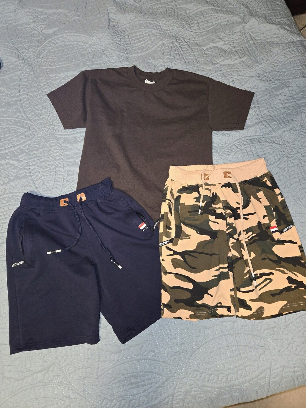 Boy's M Clothing Bundle - 2 Shorts and 1 Shirt